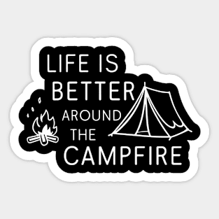 Camping  and camfire Sticker